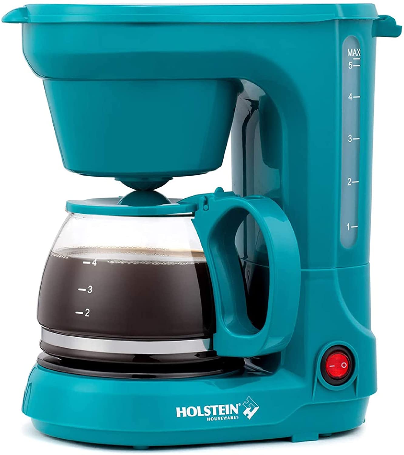 Holstein Housewares - 5-Cup Compact Coffee Maker