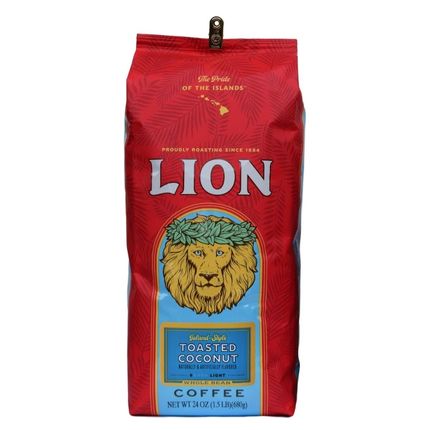 Lion Coffee, Toasted Coconut Flavor