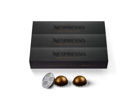 Nespresso Capsules VertuoLine, Double Espresso Chiaro, Medium Roast Espresso Coffee
