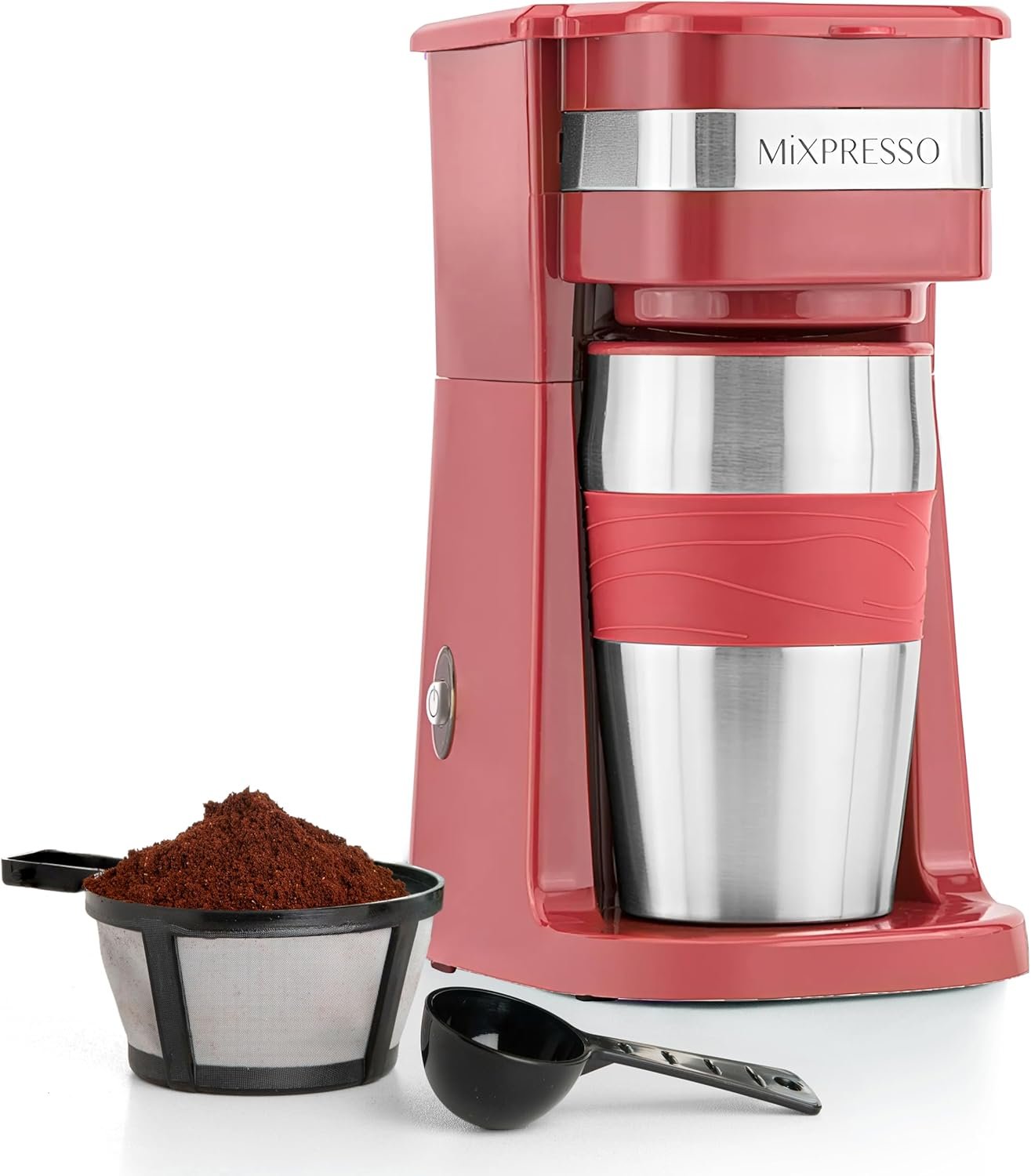 Mixpresso Red Personal Single-Serve Coffee Maker